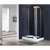 Душевой угол Royal Bath RB8120HP-T-CH L (прозрачное) левый